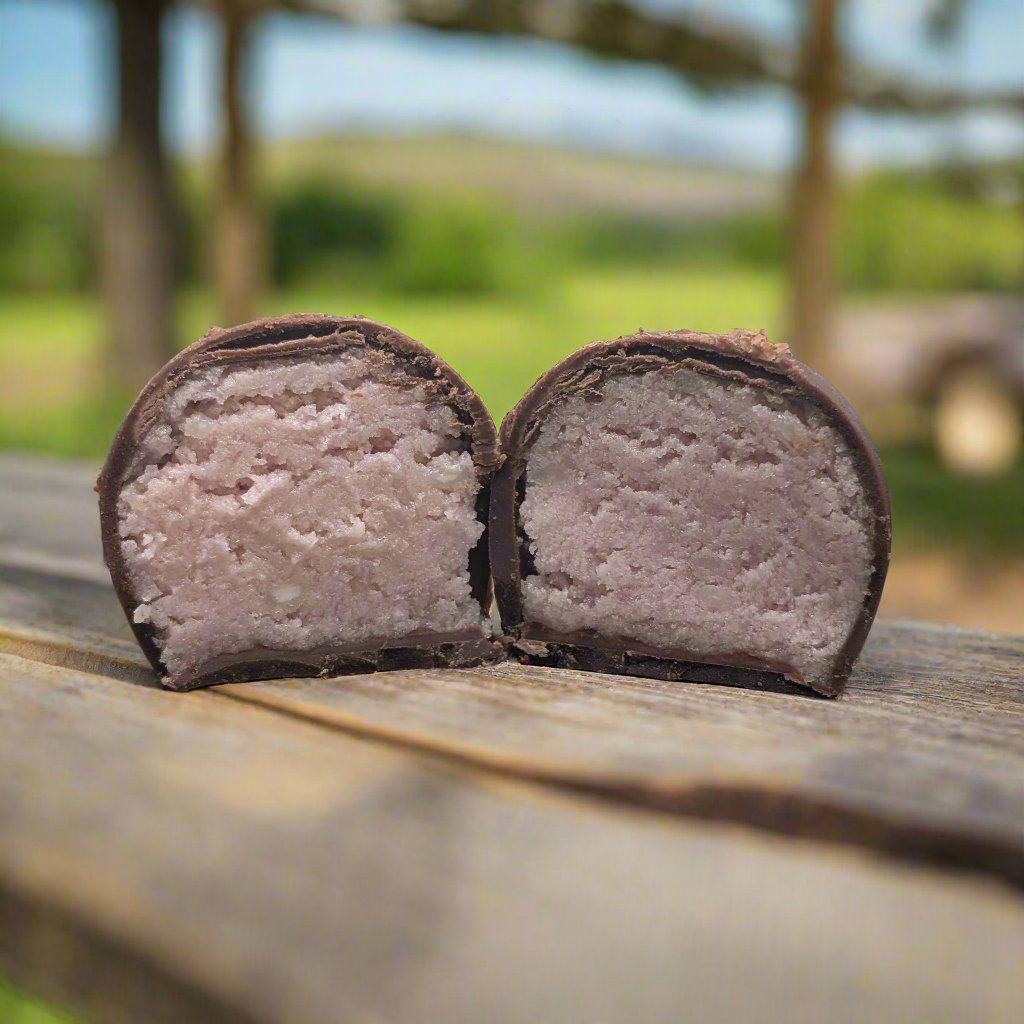 Pomegranate Buttercream Truffle